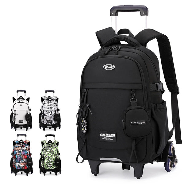 School Trolley Backpack for Boys